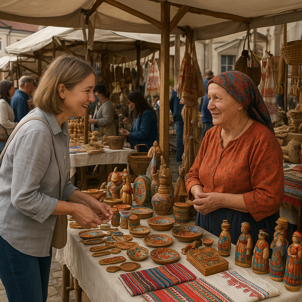 Relacja z lokalnego jarmarku rękodzieła ludowego