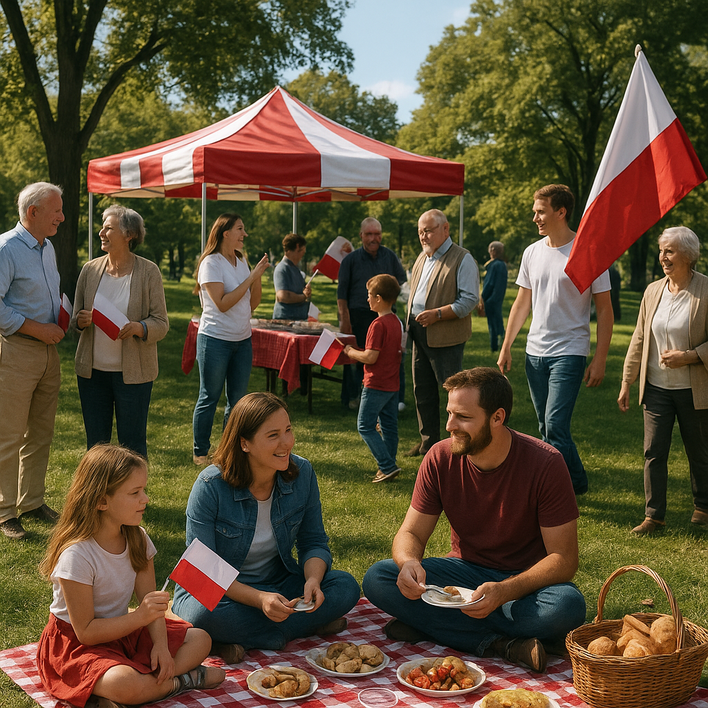Piknik patriotyczny z udziałem lokalnych organizacji